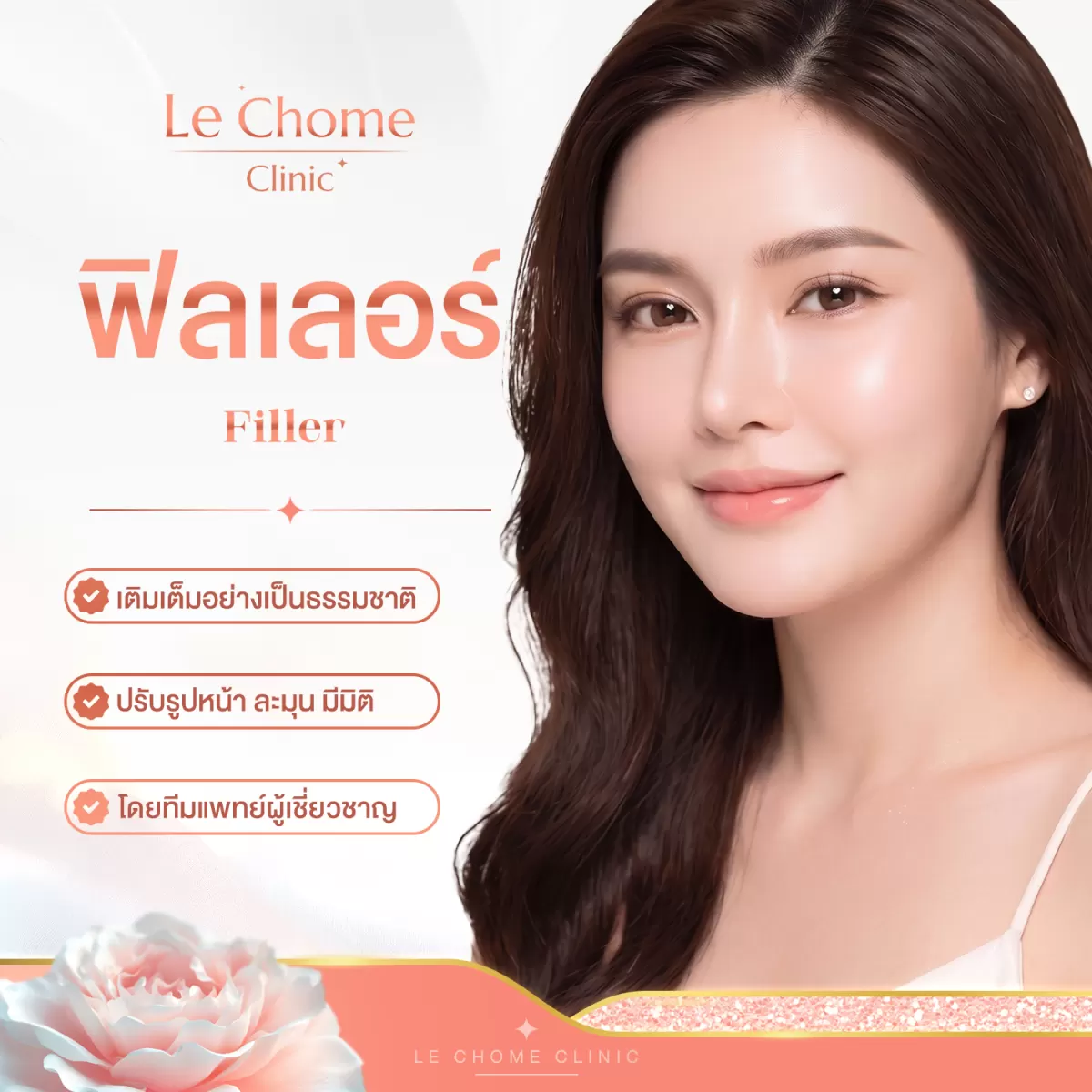 เลือกฟิลเลอร์อย่างไรให้เหมาะสม? ปรับรูปหน้าอย่างปลอดภัย | Le Chome Clinic